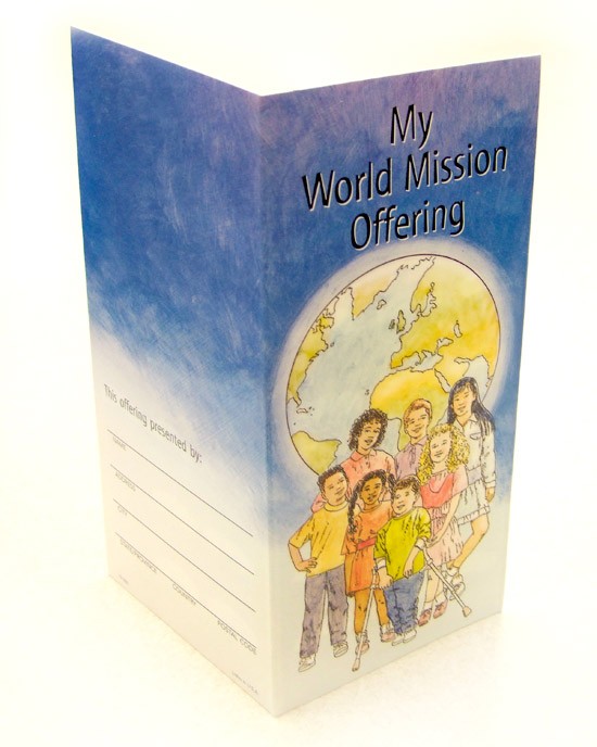 My World Mission Offering coin holder