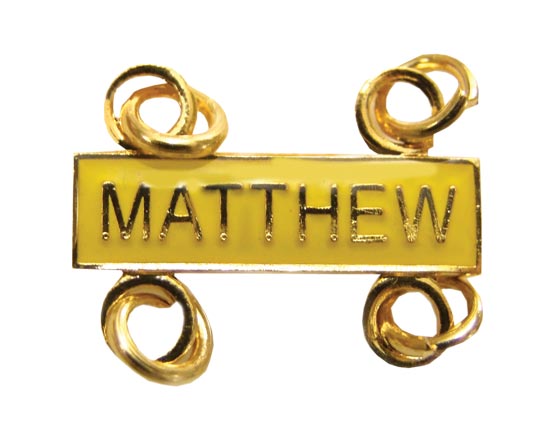 CQ Award Pin Matthew