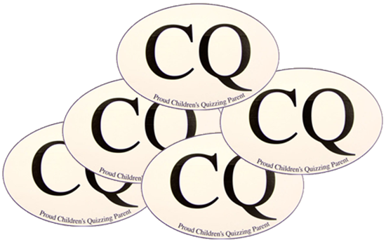 CQ Parent Bumper Sticker (pkg of 5)