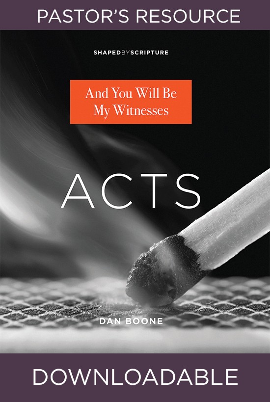 Acts: A Pastor's Resource